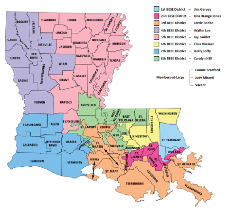 BESE 2013 district map